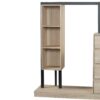 Wardrobe With 4 Drawers And 3 Shelves - Natural - Image 8