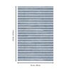 Macau - Non - Slip Accent Rug - Light Blue - Image 6