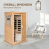 Infrared Sauna Room Single Room - Natural - Image 6
