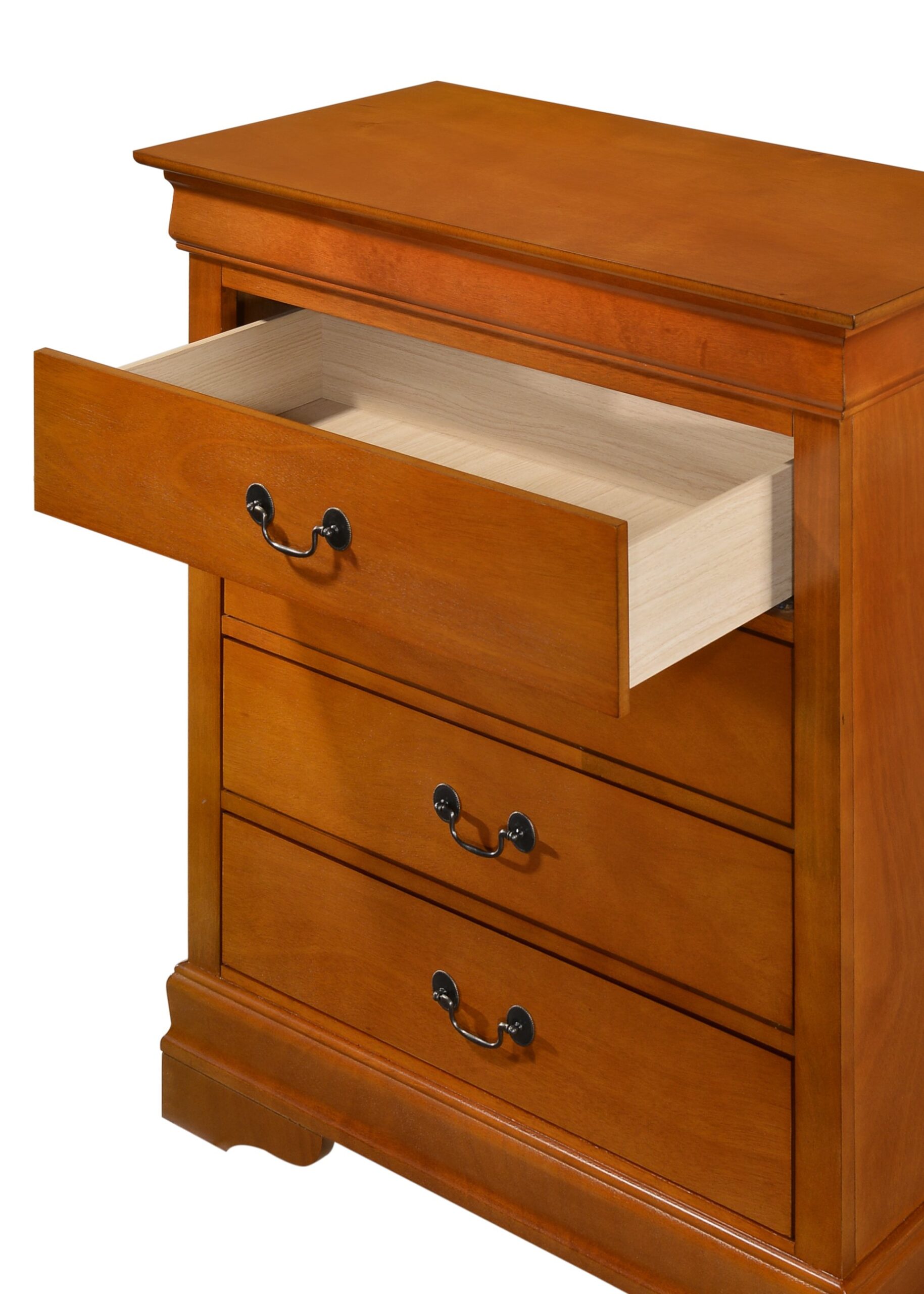 4 Drawer Chest Traditional Style- Oak - Image 3