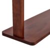 Hanger Double Layer Coat Rack With Solid Wood Partition - Gold / Walnut - Image 13