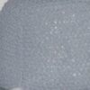 Semi Rounded Pouf Cable Knitted Perfect Seating Light - Gray - Image 4