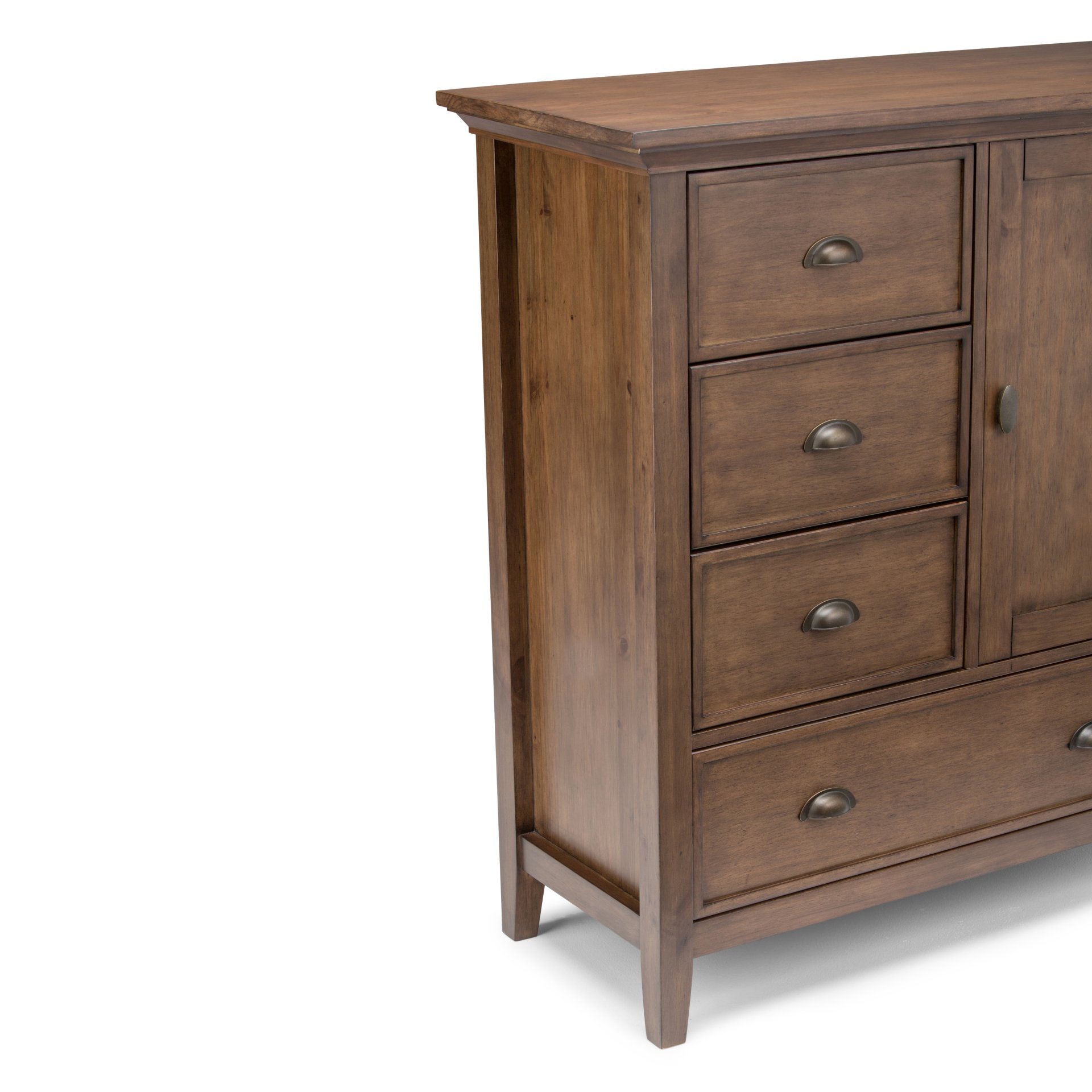 Redmond - Medium Storage Cabinet - Rustic Natural Aged Brown - Image 2