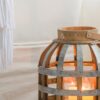 Decorative Lantern With Handle, Wooden Lantern For Indoor Outdoor, Home Garden Wedding - Silver - Image 7