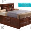 Marilla - Queen Storage Bed - Cherry - Image 5