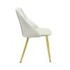 Gaines - Synthetic Leather Side Chair (Set of 2) - White - Image 4