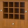 Bedford - Sideboard Buffet And Wine Rack - Light Golden Brown - Image 5