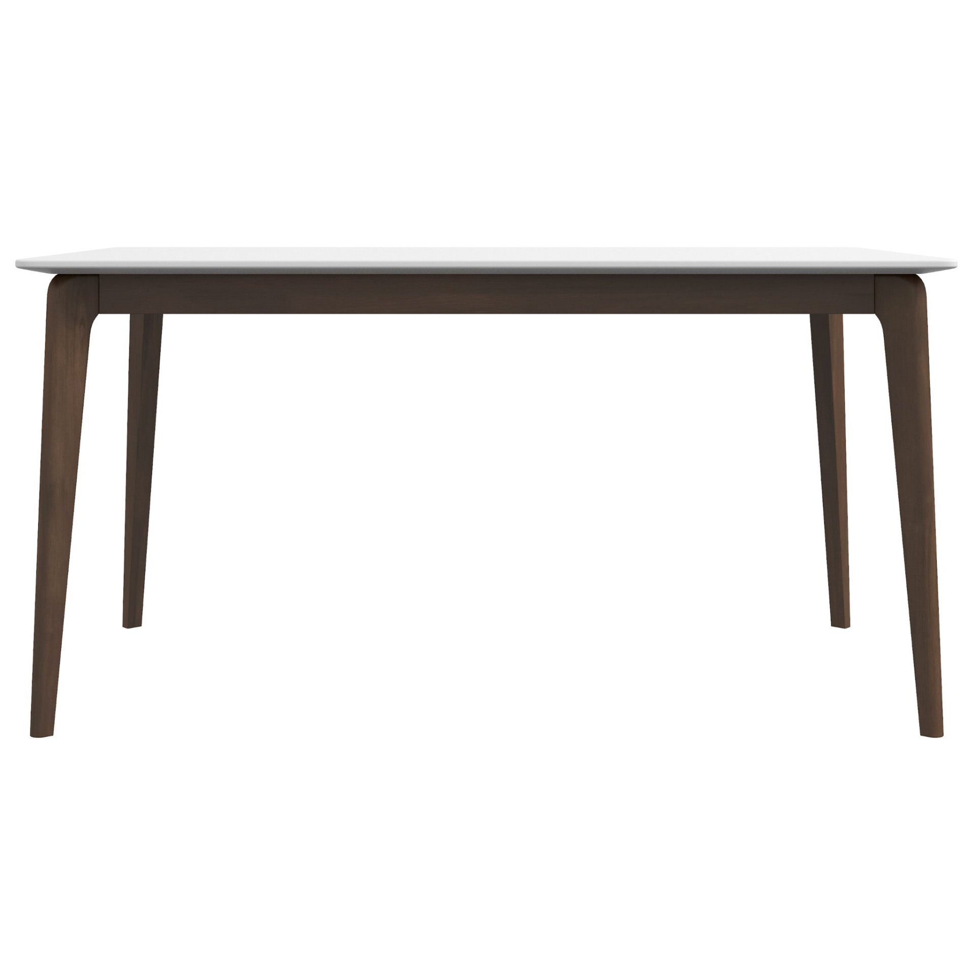 Lindsey - White Top Dining Table - Brown / White - Image 5