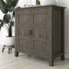 Burlington - Low Storage Cabinet - Farmhouse Gray - Image 6