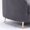 Yuina - Linen Sofa - Gray - Image 5
