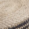 Larissa - Round Braided Pouf - Natural - Image 7