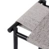 Boho Hand Woven Entryway Ottoman Vanity Chair Footrest Stool For Living Room Sofas - Gray - Image 14