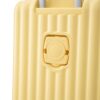 20" / 24" / 28" 3 Pieces / Set Spinner Wheel Luggage, Carry On Suitcase, With Cup Holder & USB Port & Phone Holder - Yellow - Image 17