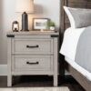 Alexandria - Nightstand, Mountain Mist Finish - Gray - Image 6