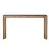Modern Wood Console Table Entryway Table Sofa Table & Contemporary Design - Black / Natural - Image 5