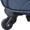 Softside Luggage Expandable 3 Piece Set Suitcase Upright Spinner Softshell Lightweight Luggage Travel Set - Dark Blue - Image 12