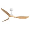 Modern Ceiling Fans Dimmable LED Light Quiet DC Reversible Motor For Indoor & Outdoor - White - Image 2