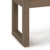 Milltown - Footstool Small Ottoman Bench - Ebony - Image 4