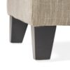 Glouster - Contemporary Storage Ottoman V2 With Upholstered Fabric - Sand - Image 14