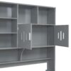 Full Size Daybed With 2 Drawers And All In One Cabinet And Shelf - Gray - Image 15