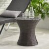 Thrive - Hourglass Rattan Table With No Glass Top - Brown Multi - Image 4