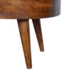 Rounded Coffee Table - Chestnut - Image 8