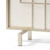 Dorothy - Modern Single Panel Iron Fire Screen - Gold - Image 9