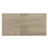 7 Piece Wooden Dining Table Set Mutifunctional Extendable Table With Leaf And 2 Drawers, 6 Dining Chairs With Soft Cushion - Natural Wash - Image 17