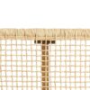 Angie - Bench Outdoor Seating Acacia Wood Faux Rattan - Teak - Image 10