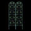 4 Pack Metal Garden Trellis Rustproof Trellis For Climbing Plant Outdoor Flower Support - Green - Image 10