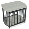 Furniture Style Dog Crate For Small And Medium Dogs, Wooden Cage Indoor Kennel Furniture, Modern Dog Crate End Table With Double Doors - Gray - Image 12