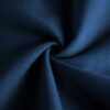 Modern Oversized 2 Seater Sofa With Ottoman Velvet Round Bolster Armrests Waist Pillow And Throw Pillows - Blue - Image 2
