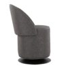 Finch - Contemporary Swivel Chair - Black / Charcoal - Image 2
