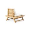 Sedona - Outdoor Club Chair With Slatted Design - Teak - Image 7