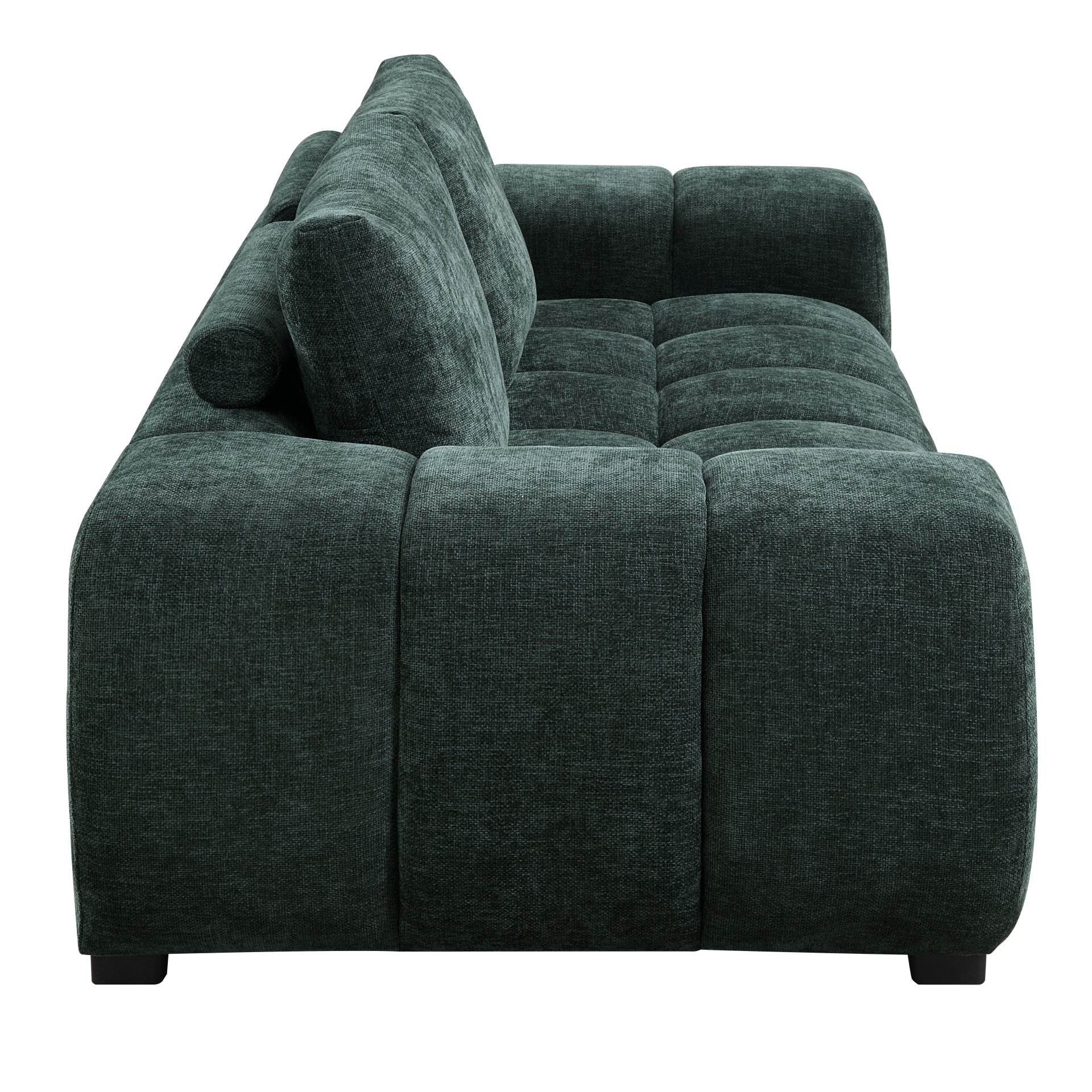 Ferrand - Chenille Sofa - Green - Image 2