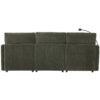 Modern Sectional Sofa Modular Sofa U Shaped Sofa Couch Sofa Bed With Movable Ottoman, USB Ports, Phone Holder - Green - Image 13