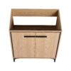 30" Bathroom Vanity Base With Basin And Storage Cabinet - Oak - Image 18