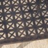 Lunaire - Outdoor Square Cast Aluminum Side Table With Lattice Top And Curved Legs - Bronze - Image 9