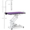 Hydraulic Pet Grooming Table - Purple - Image 2