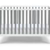 Deux - Remi 3 In 1 Convertible Island Crib - White / Gray - Image 8