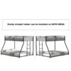 Adam - Twin Over Full Metal Bunk Bed - Black Metal - Image 9