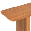 Console Table With Curved Corners And U Base Design - Natural Wood Veneer - Natural - Image 8