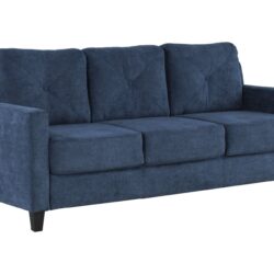 Horatio - Chenille 3 Seater Sofa - Navy