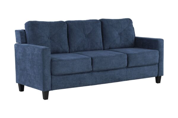 Horatio - Chenille 3 Seater Sofa - Navy