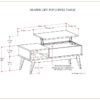 Draper - Lift Top Coffee Table - Teak - Image 14