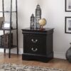 Louis Philippe III - Nightstand - Black - Image 5