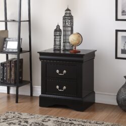 Louis Philippe III - Nightstand - Black