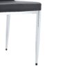 Dining Chair With Extended Backrest (Set of 4) - Black - Image 20