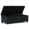 Avalon - Storage Ottoman Bench - Midnight Black - Image 2