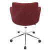 Andrew - Contemporary Adjustable Office Chair - Red - Image 4